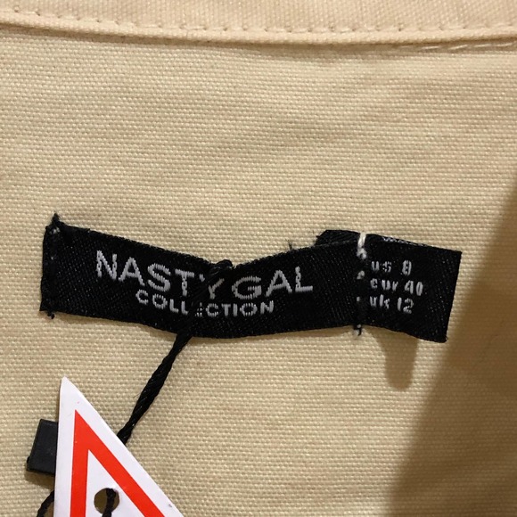 Nasty Gal Oversized Raw Hem Denim Shirt Jacket - Picture 4 of 10